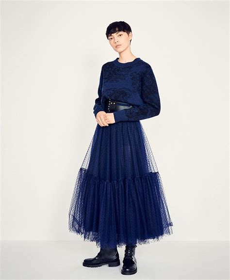 dior tulle skirt